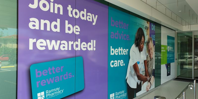 healthcare wall signage
