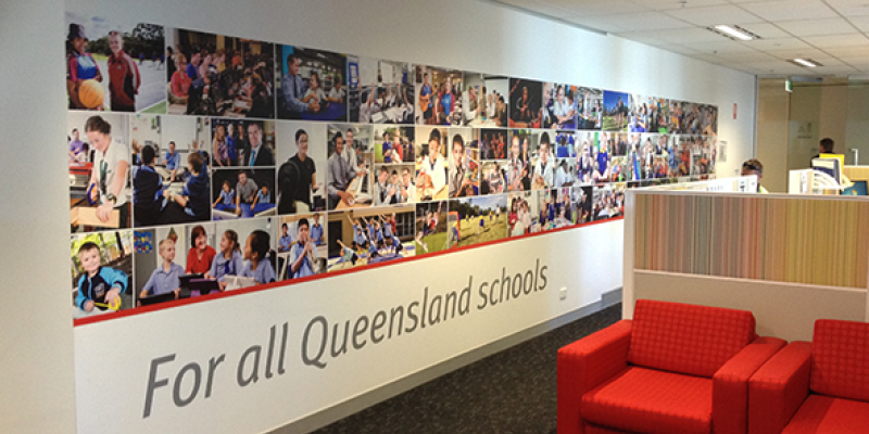 Queensland Schools Sustainable Wallpaper Graphics