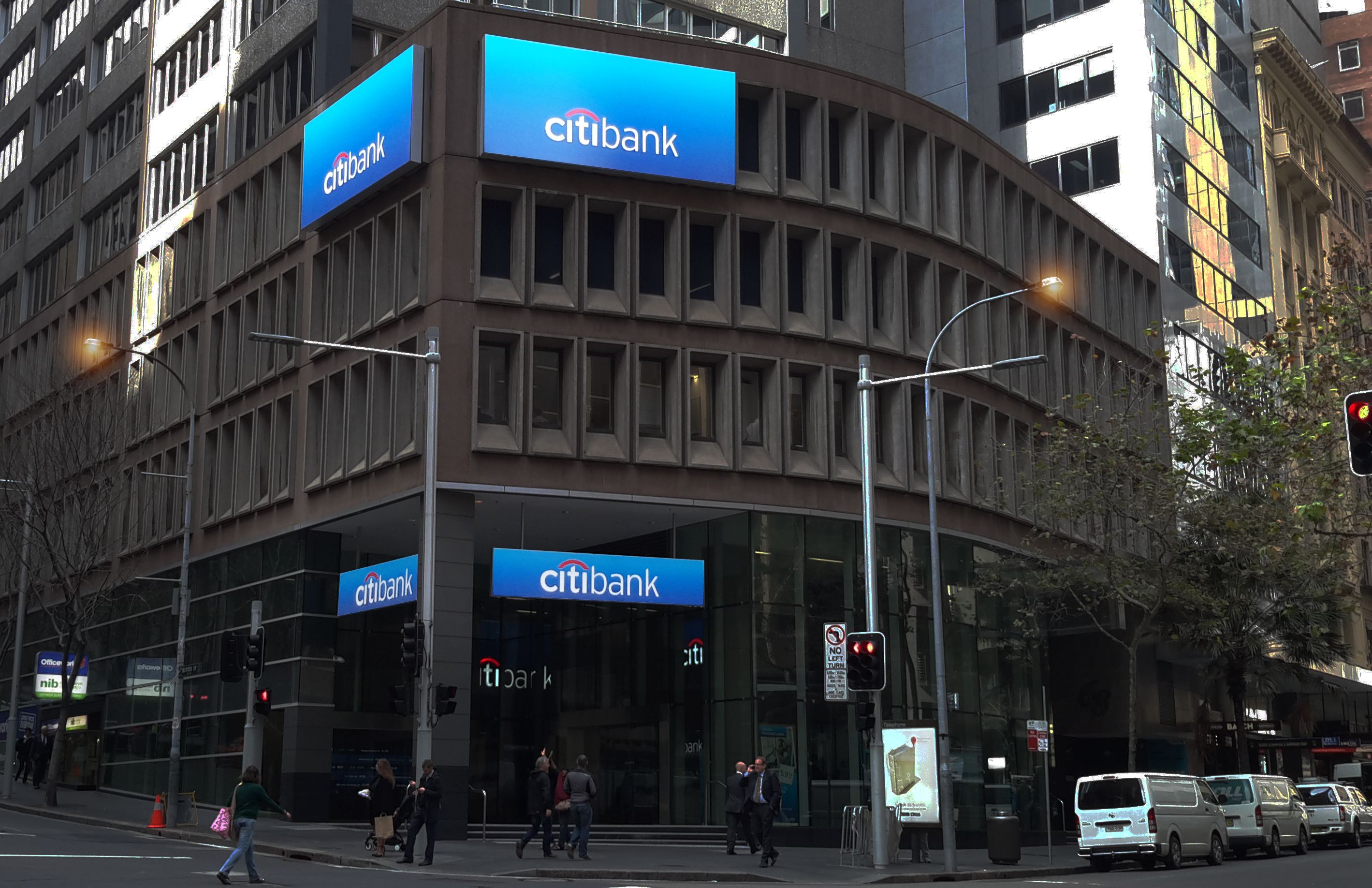 Citibank Lightbox Sign