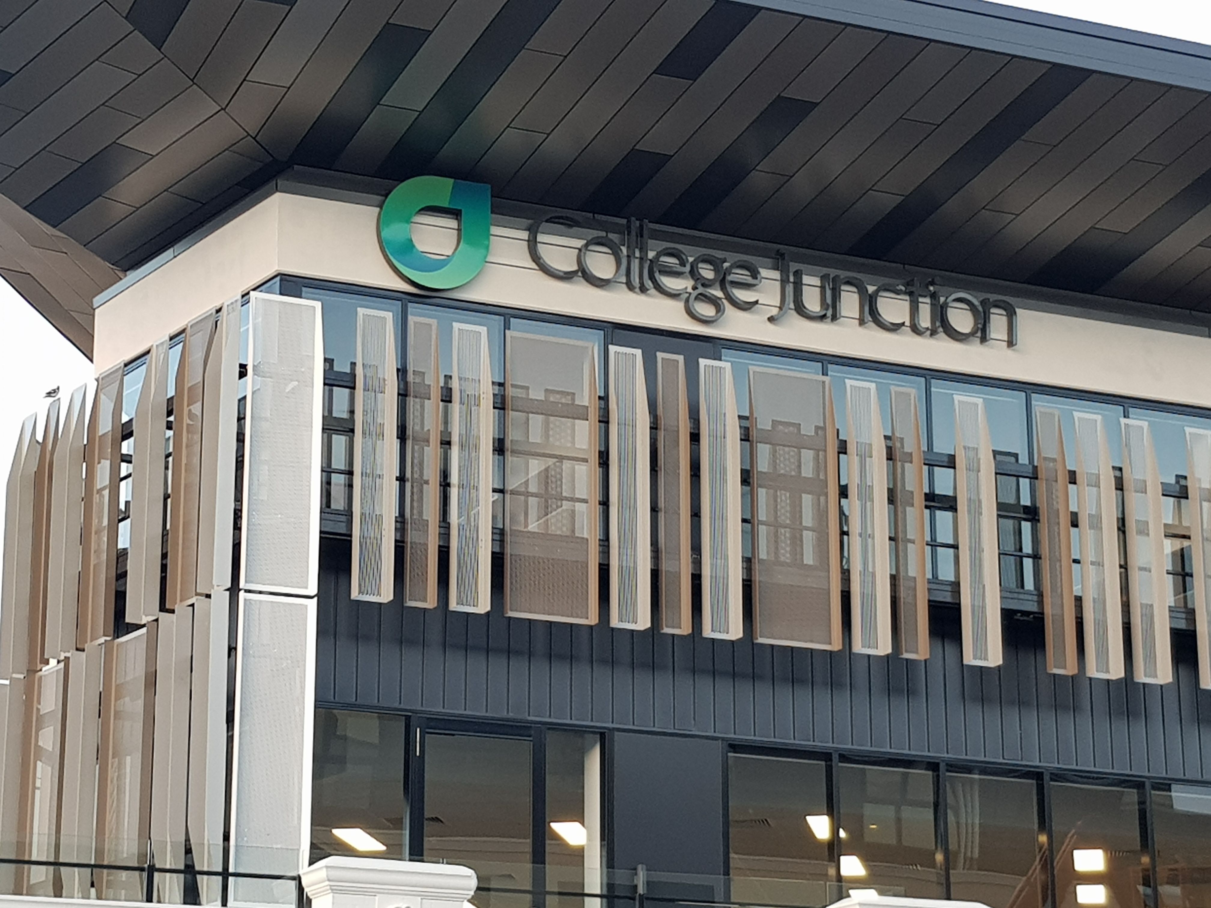 College Junction Illuminated Building Sign