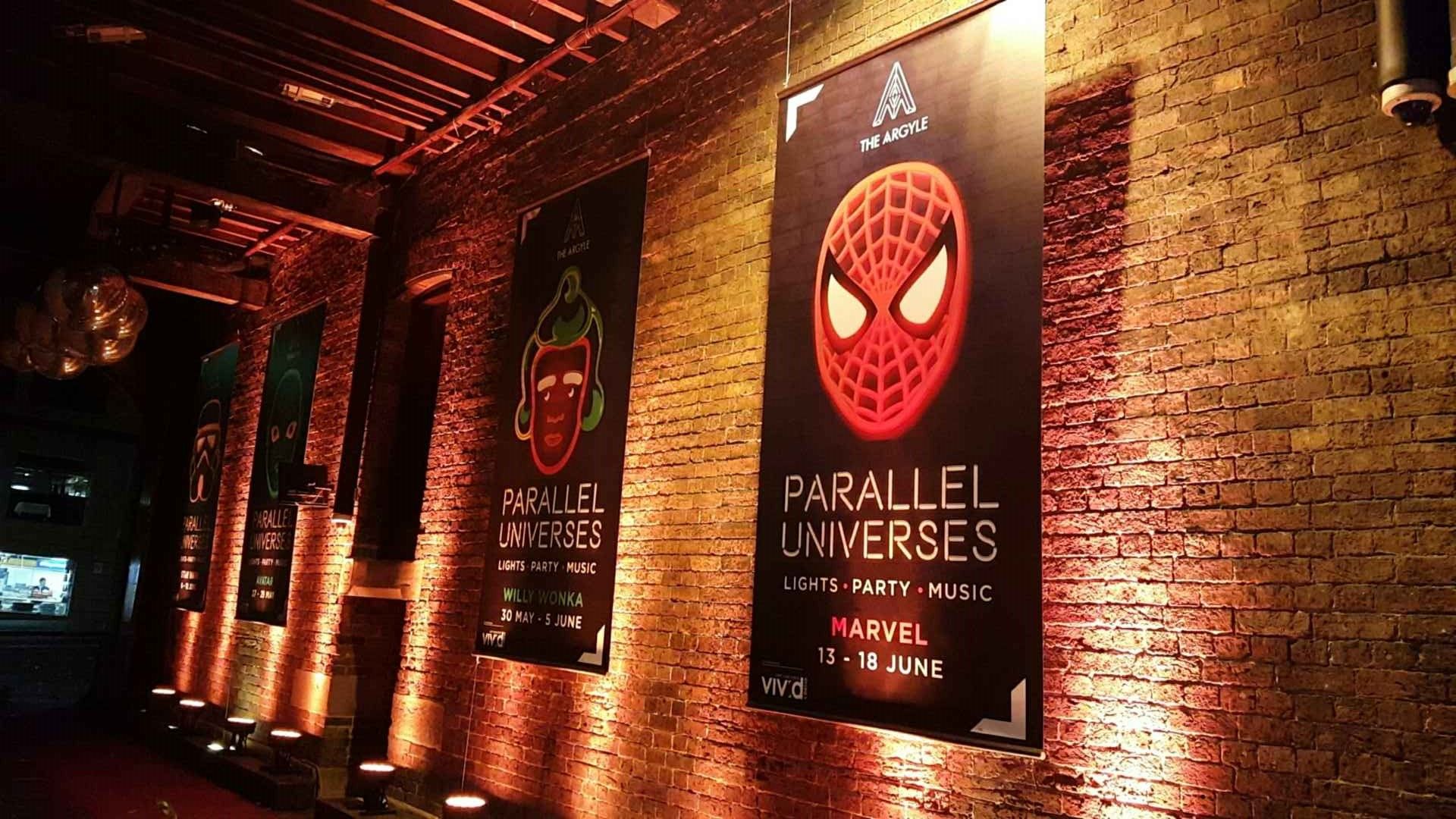 The Argyle "Parallel Universes" Banners