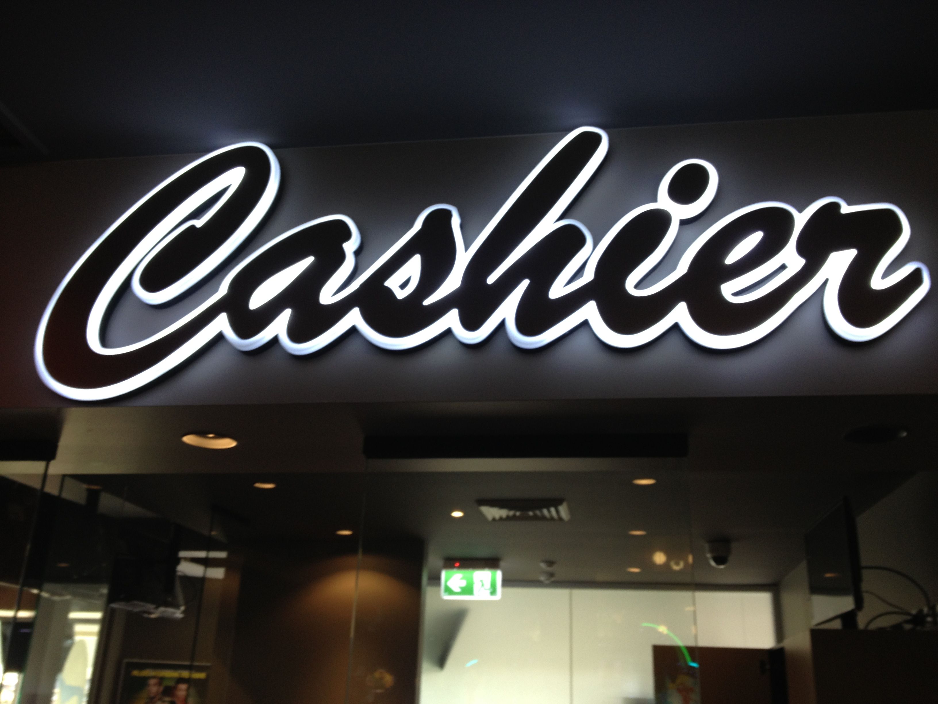 Cashier Illuminated Letters