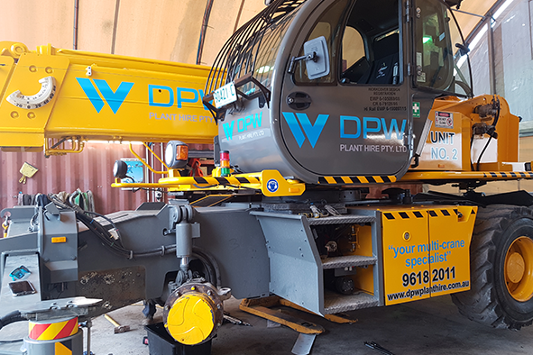 DPW Plant Hire Vehicle Graphics