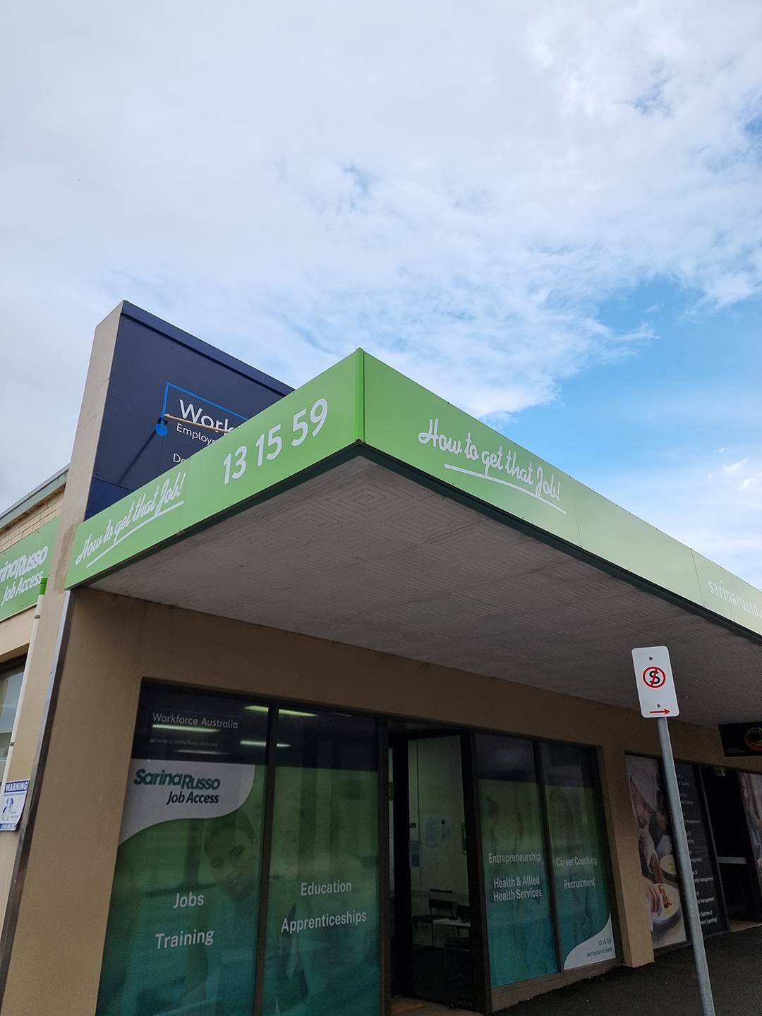 Sarina Russo Building Signage Toowoomba