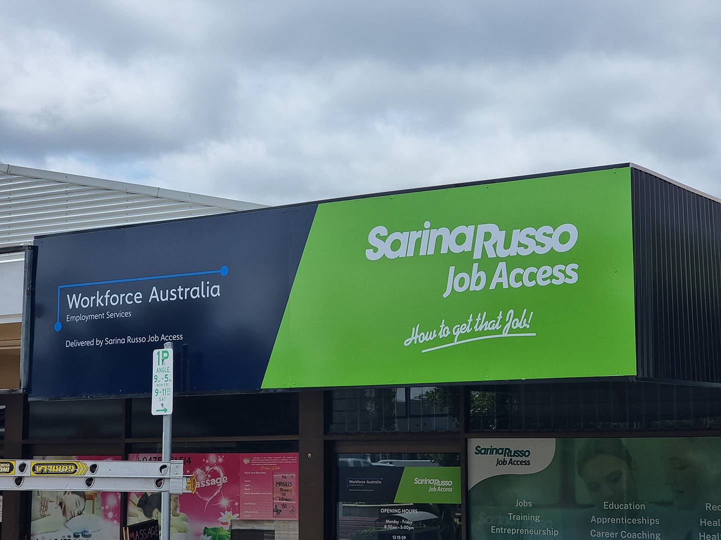 Sarina Russo Building Signage Dalby
