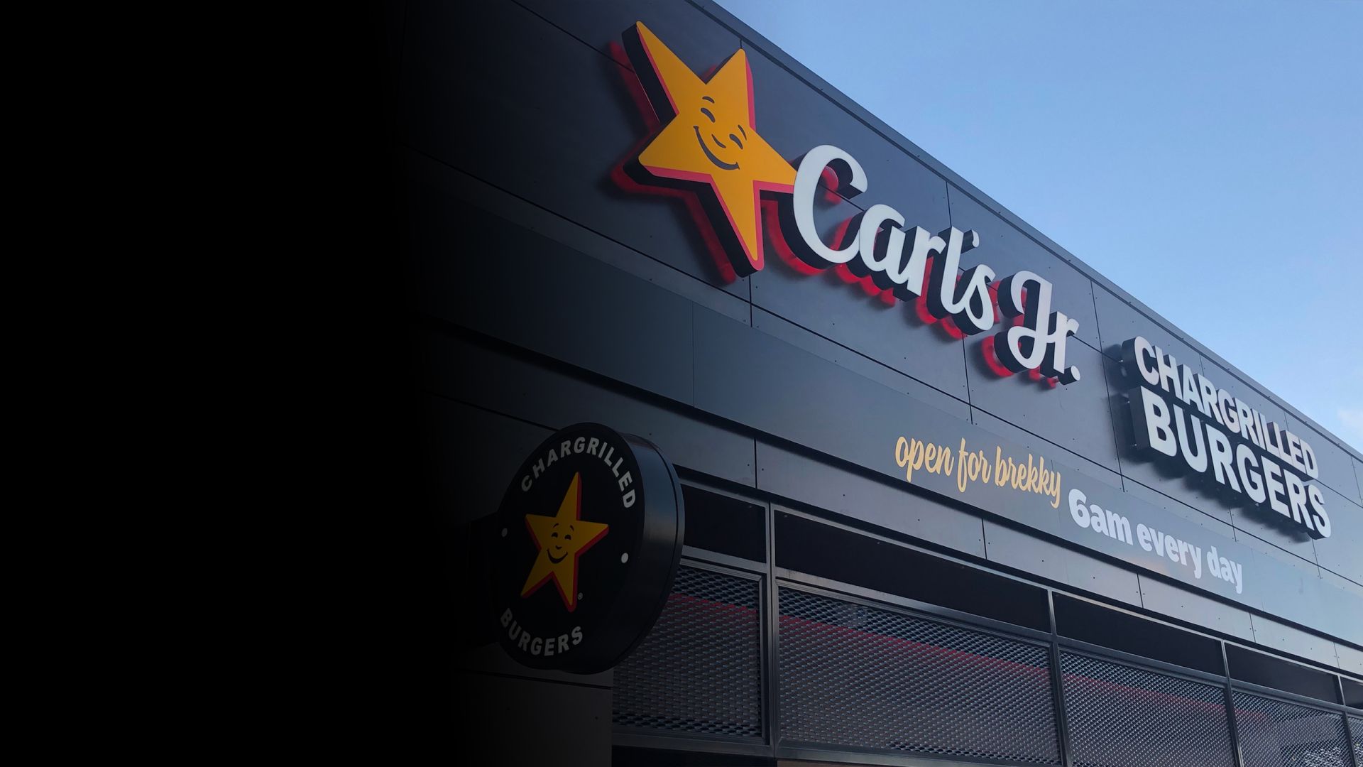 Carls Jr illuminated signage and fabricated letters