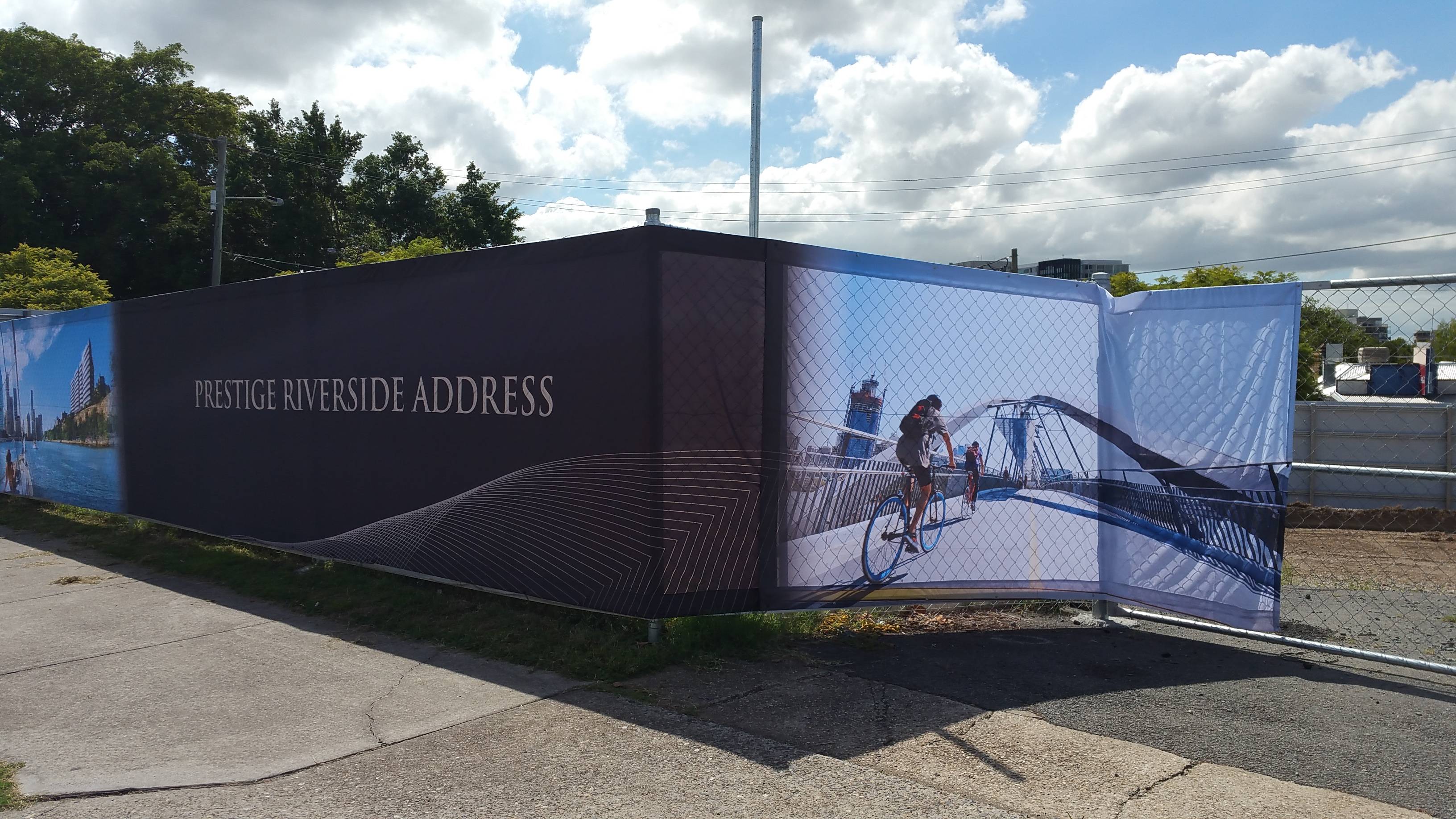 Promotional Signage Hoarding