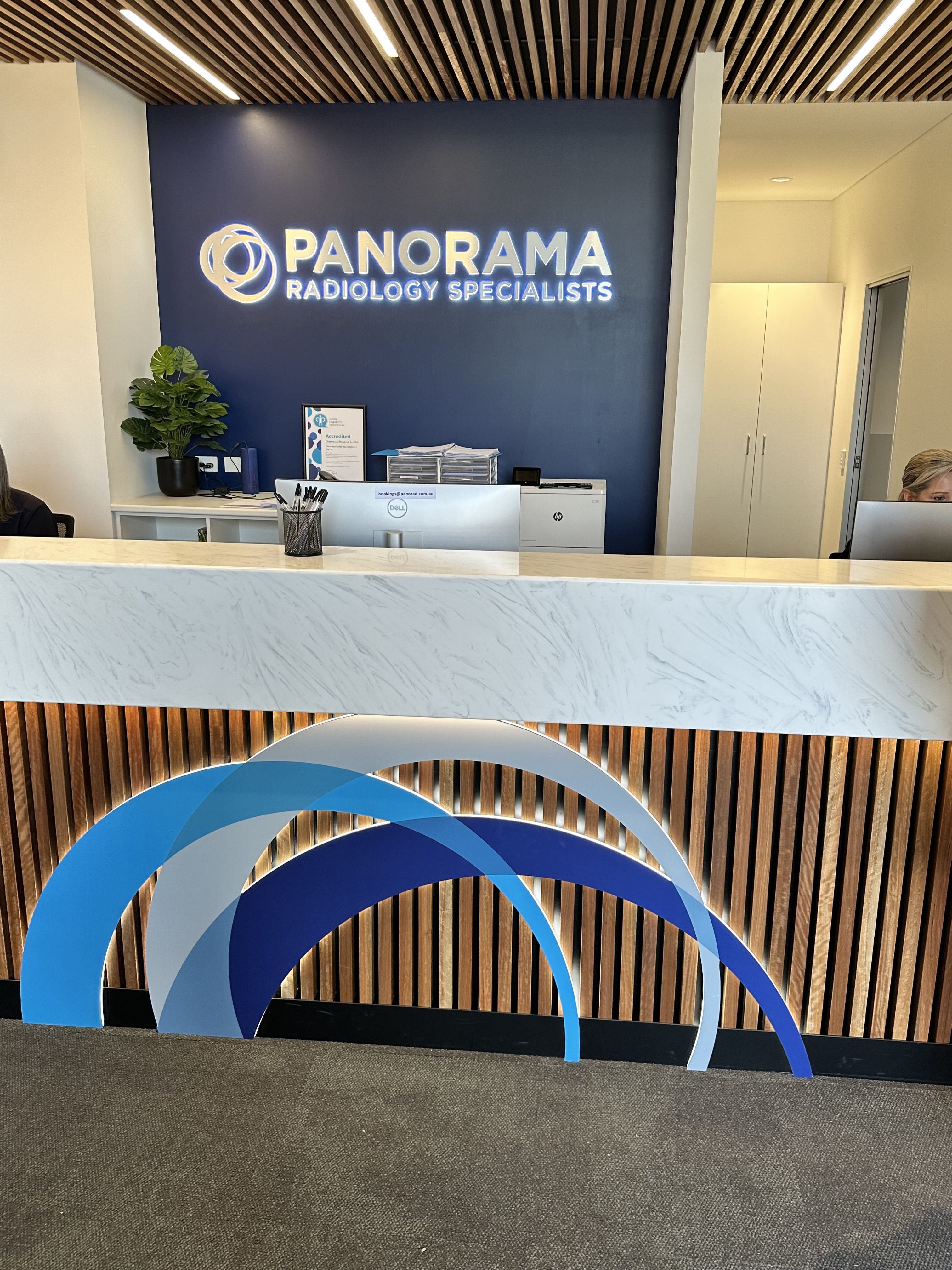 Panorama Radiology Specialists Reception Signage