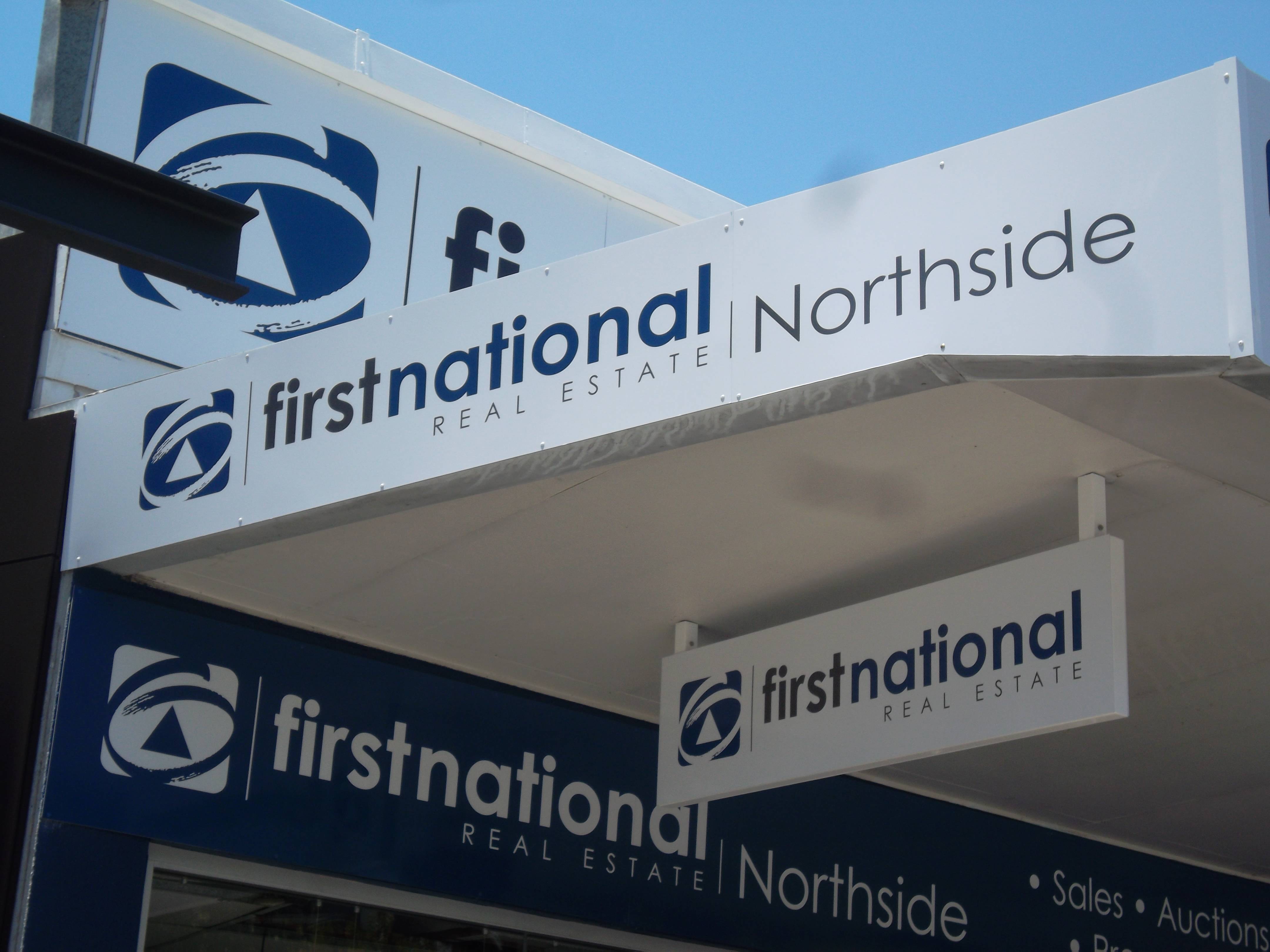 First National Building Signage