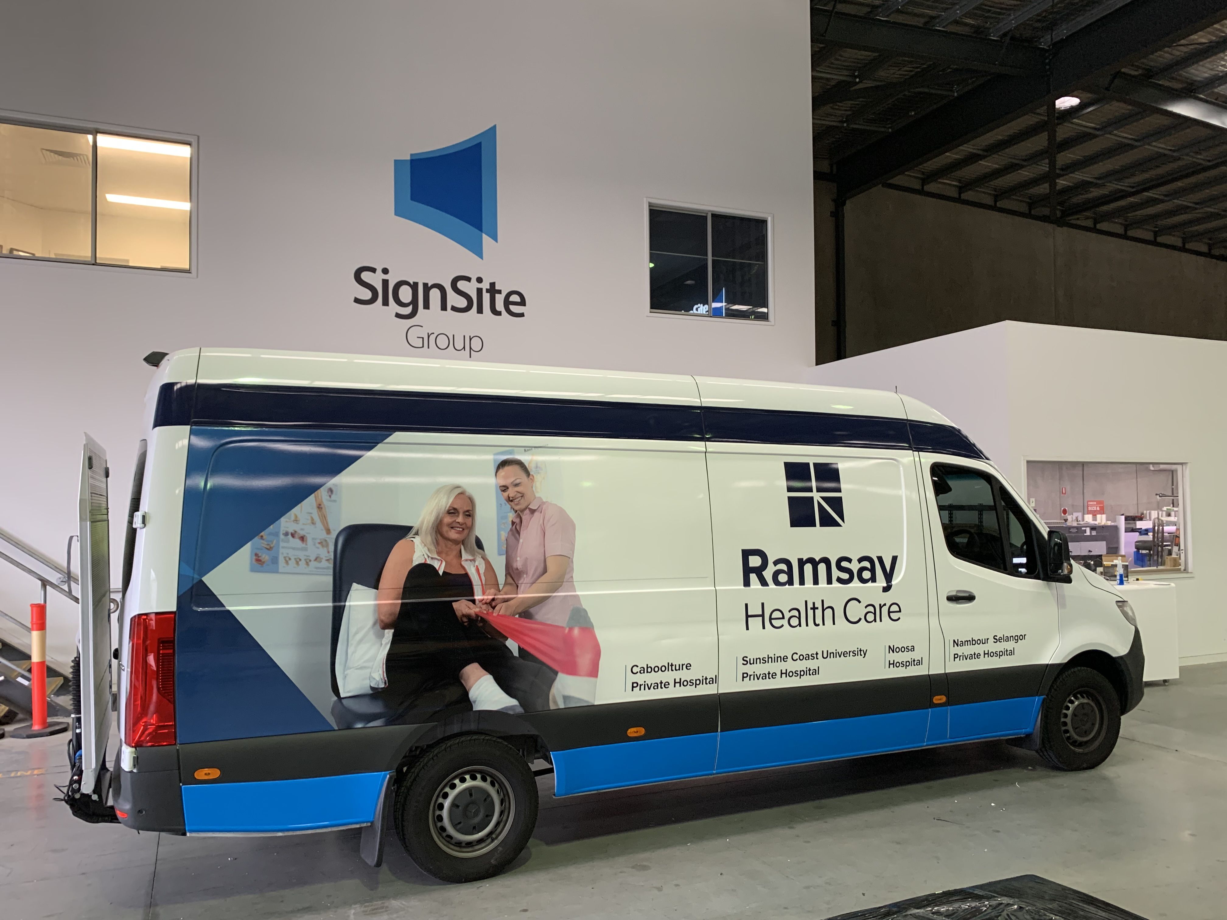Ramsay Health Care Vehicle Signage