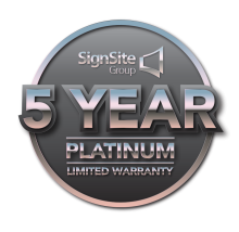 5 Year Platinum Limited Warranty