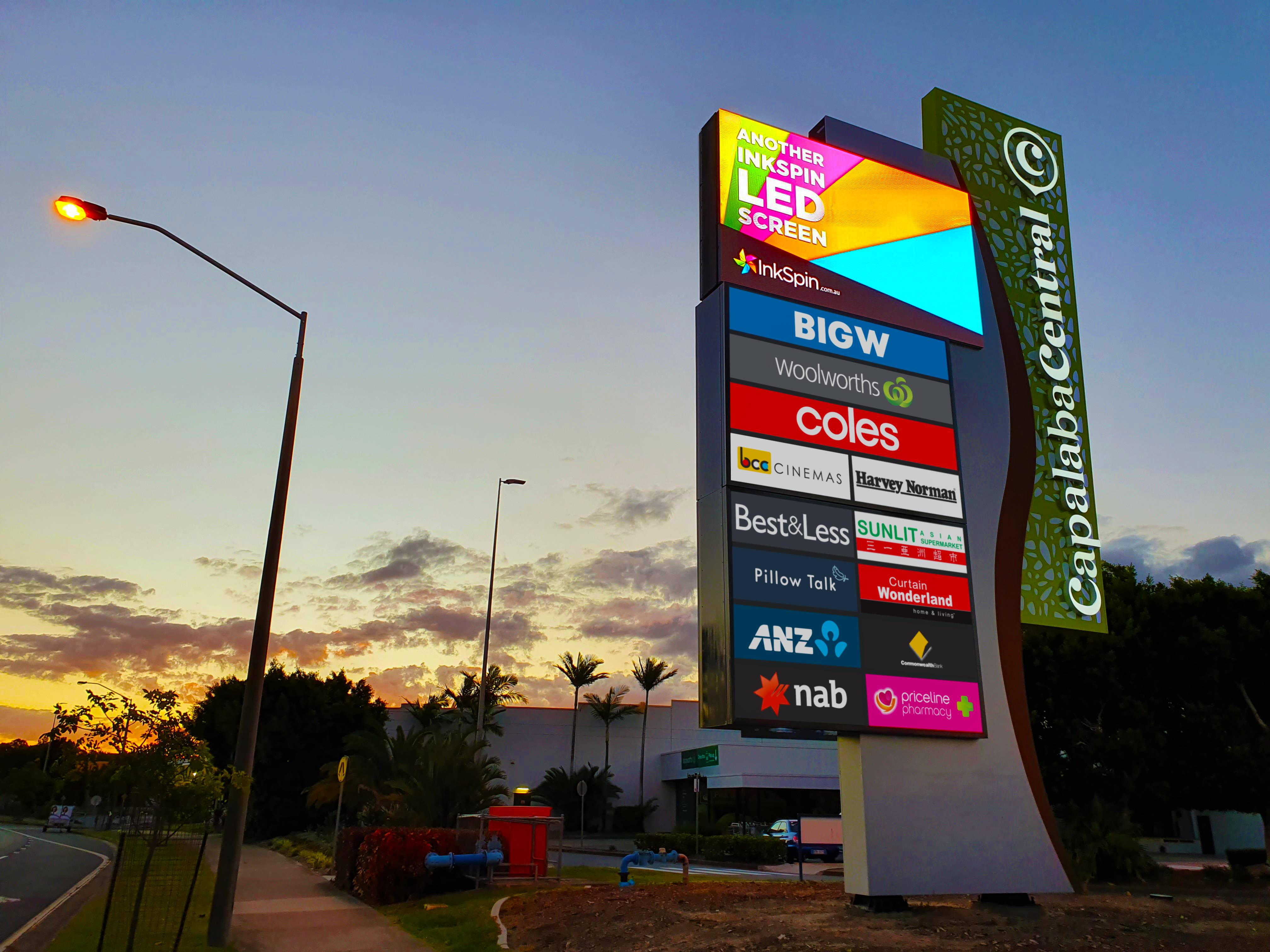 Capalaba Central Digital Pylon