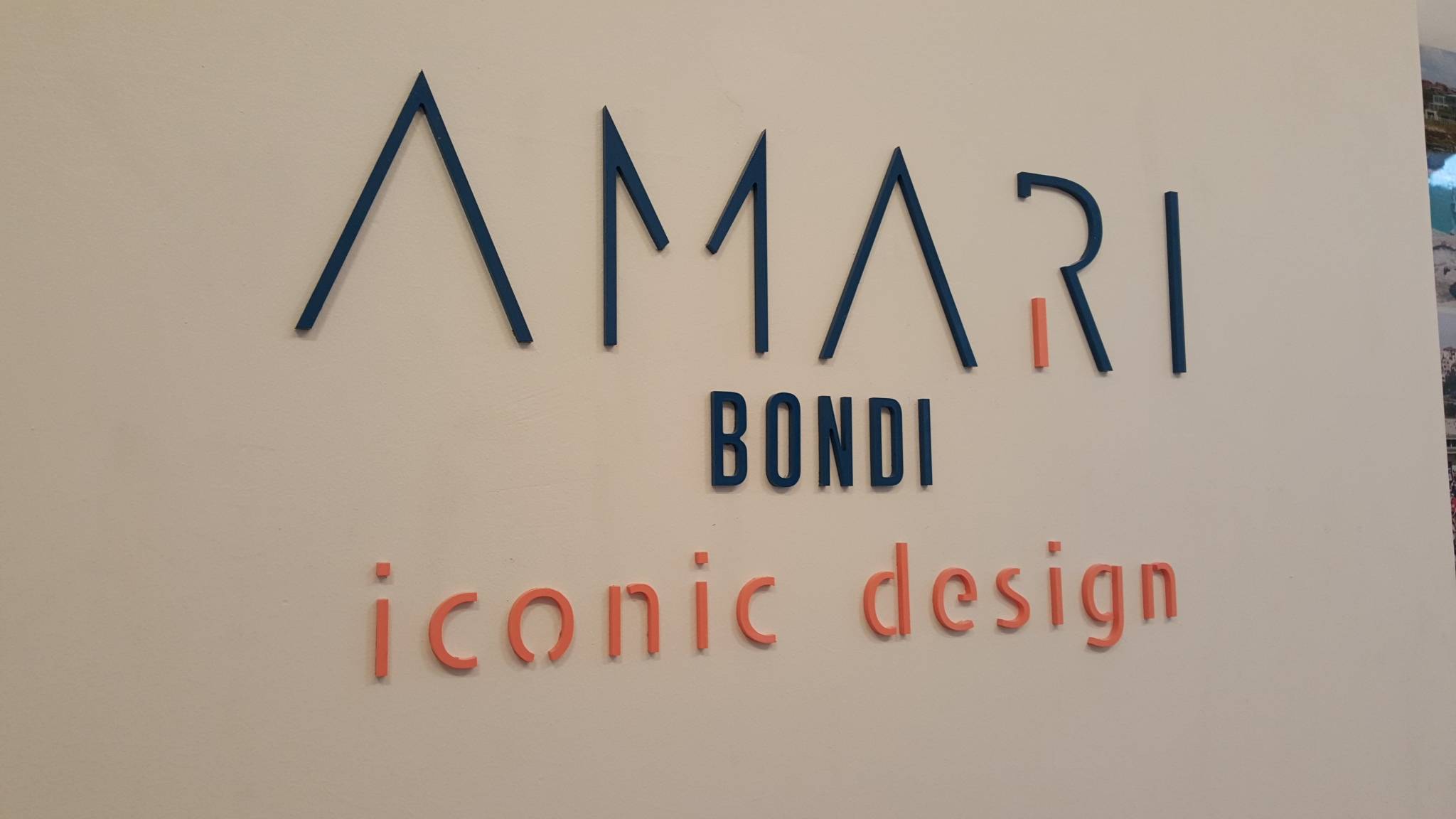 Amari Bondi Reception Sign