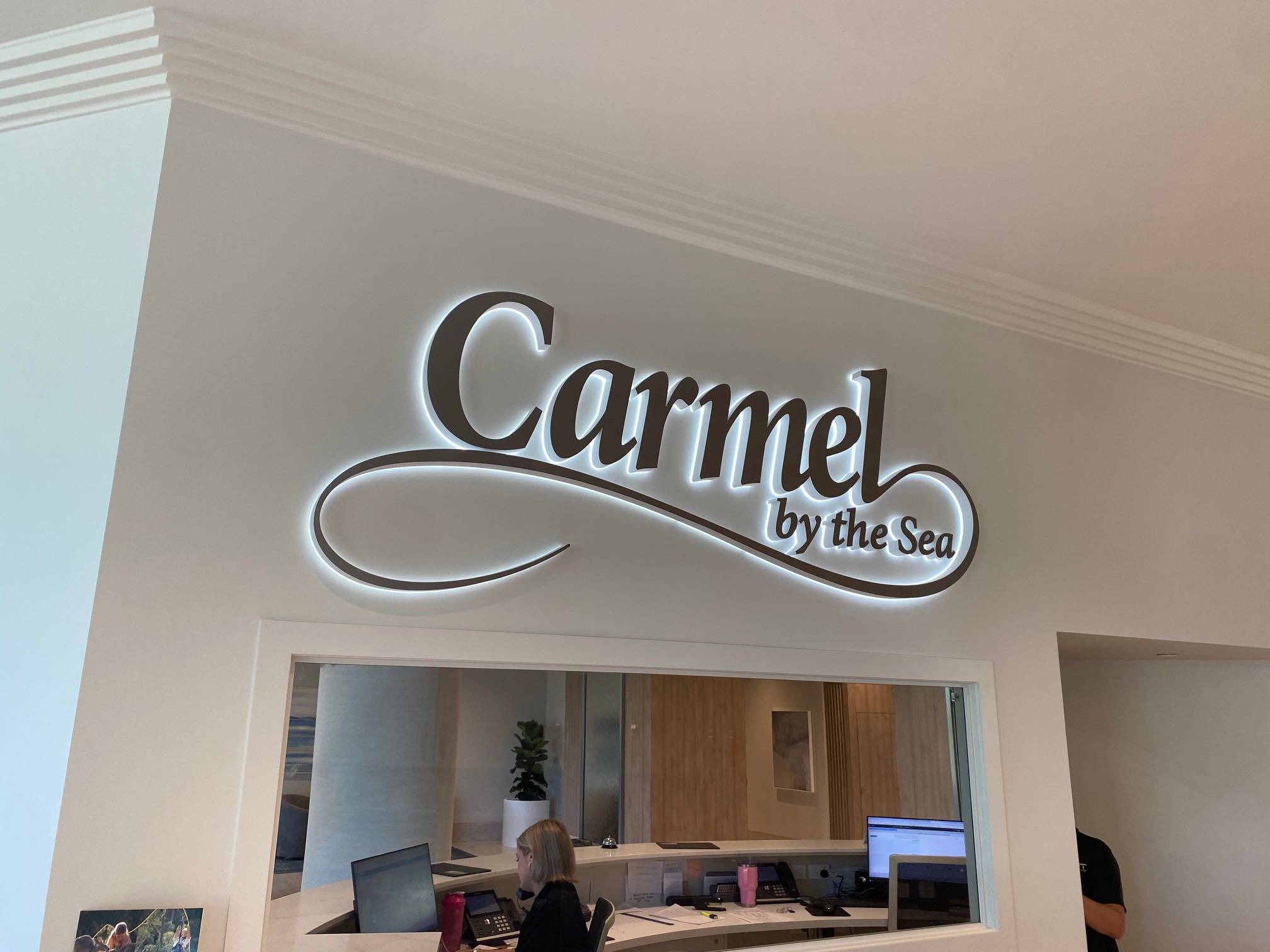 Carmel Reception Sign 3D Printed