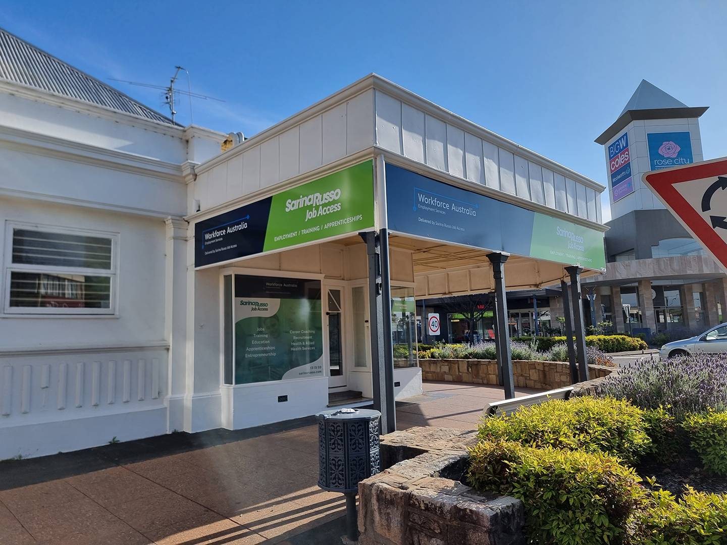 Sarina Russo Building Signage Warwick