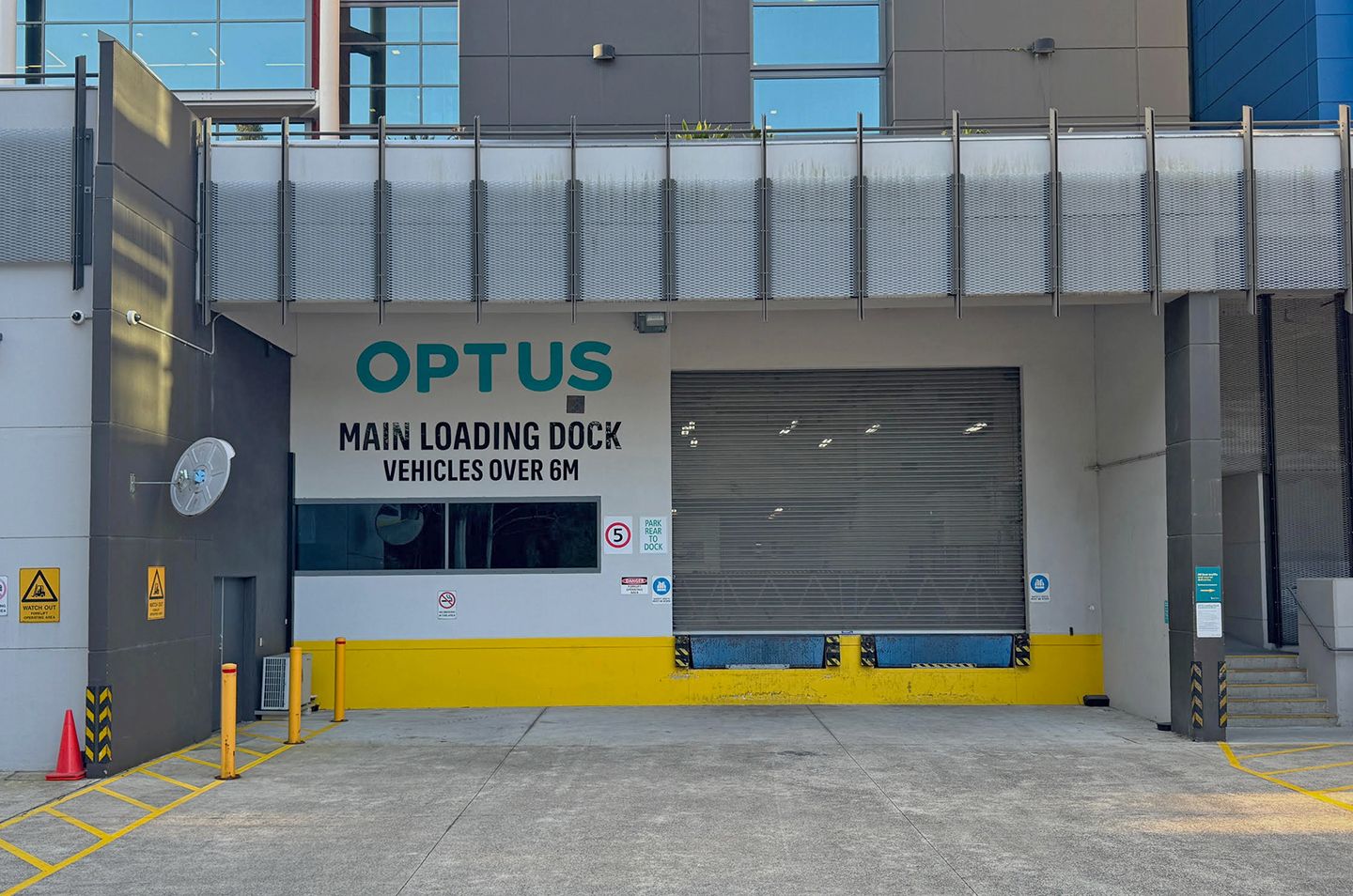 Optus Building Signs