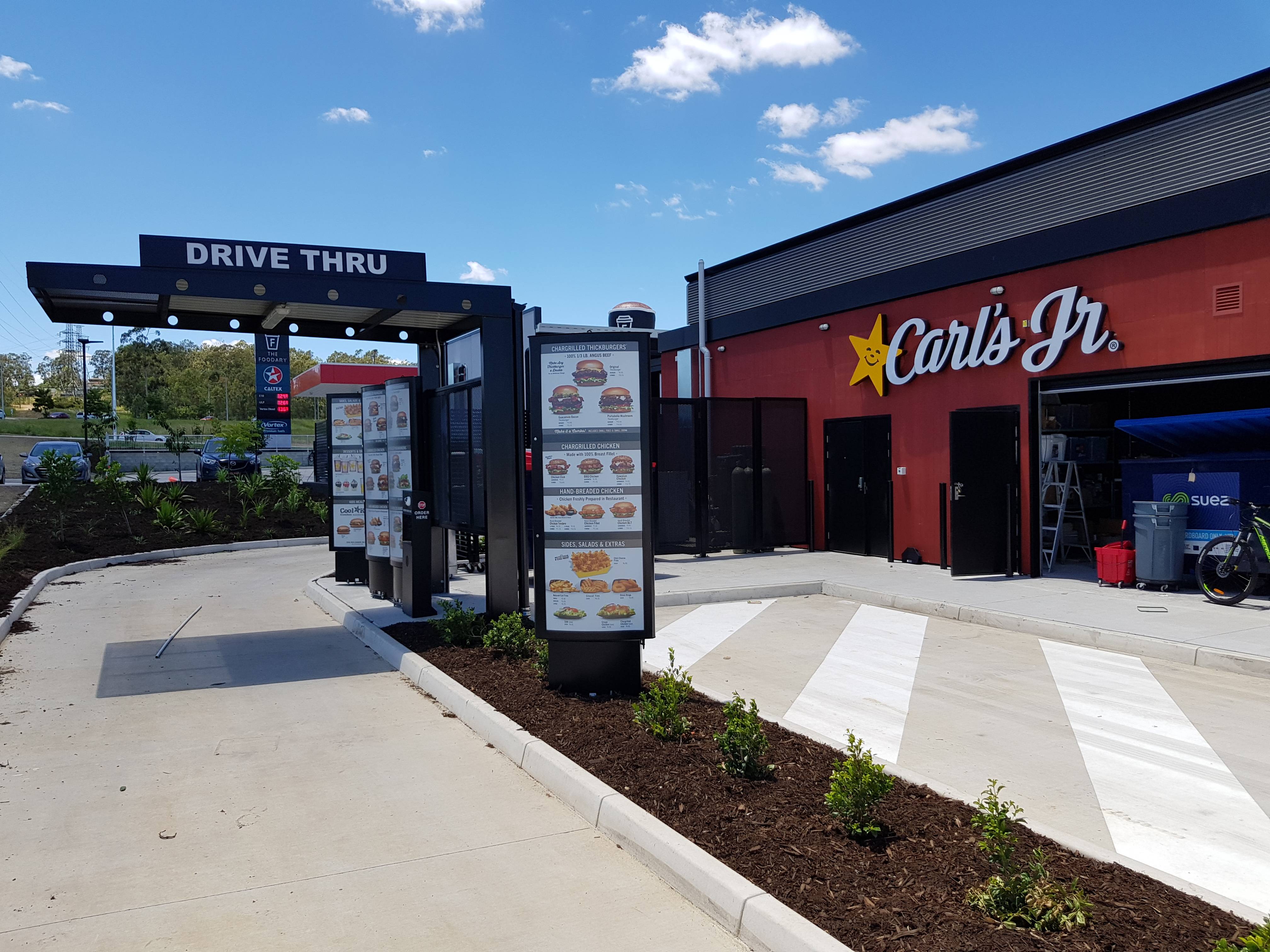 Carl's Jr Drive Thru Menus and Fabricated Letters