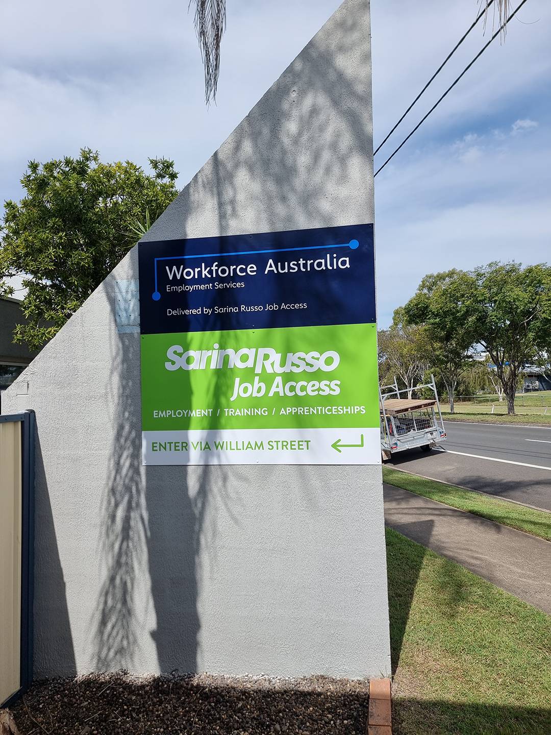 Sarina Russo Building Signage Gatton