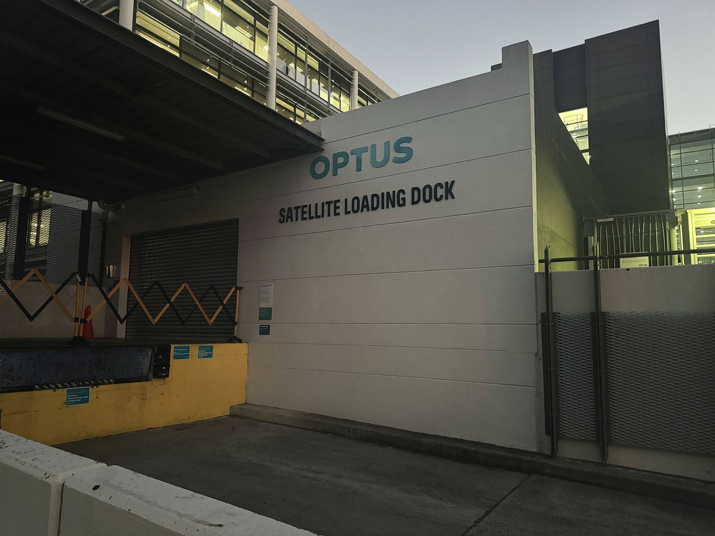 Optus Building Signs