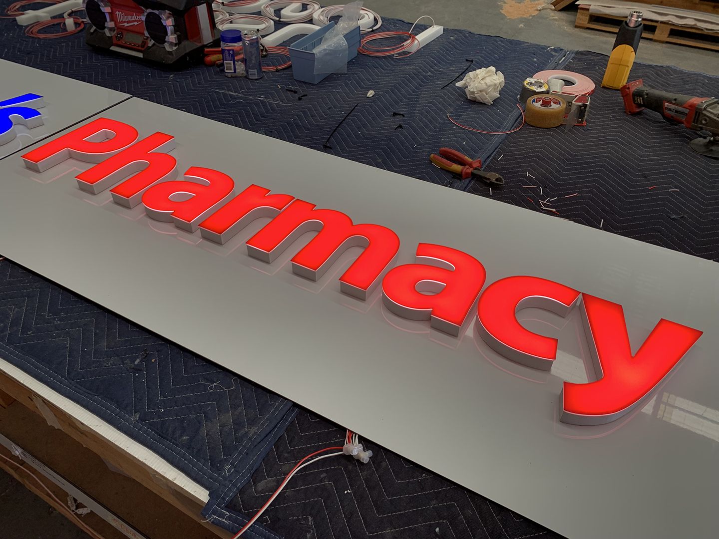 Foote's Pharmacy 3D Printed Building Signage